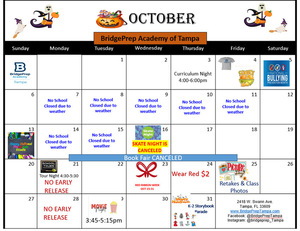 2nd - Revised October Activity Calendar